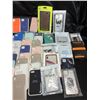 Image 2 : BIG LOT OF SMART PHONE CASES & SCREEN PROTECTORS FOR APPLE SMART PHONES