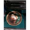 Image 2 : 2 SHELVES OF ASSORTED CHRISTMAS DECOR & NORMAN BOCKWELL CHRISTMAS DECOR PLATE
