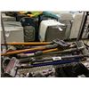 Image 1 : SHELF LOT OF ASSORTED DYSON VACUUM PRODUCTS FOR PARTS AND REPAIR