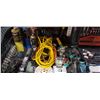 Image 2 : SHELF LOT OF ASSORTED TOOLS, IRWIN CLAMPS, SOCKETS, AND MORE
