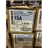 Image 2 : ALL NEW: 12 CASES (APPROX. 12 INSIDE) SIEMENS CIRCUIT BREAKER 15A