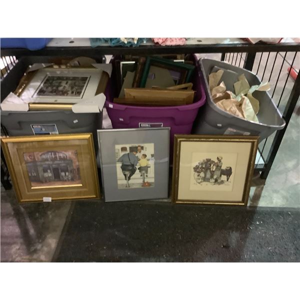 ASSORTED PICTURE FRAMES