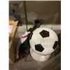 Image 3 : ASSORTED ART, WORK BOOTS, SPORT BALL STANDS, & MORE