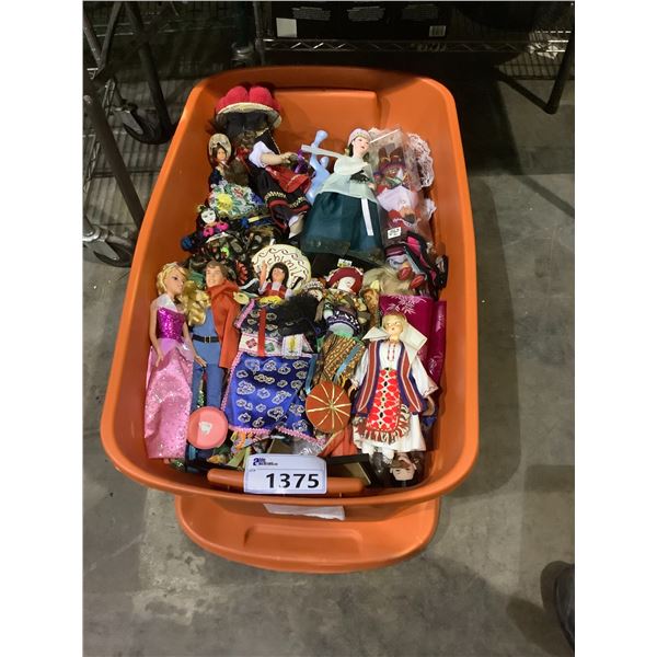 BIN OF ASSORTED TOYS