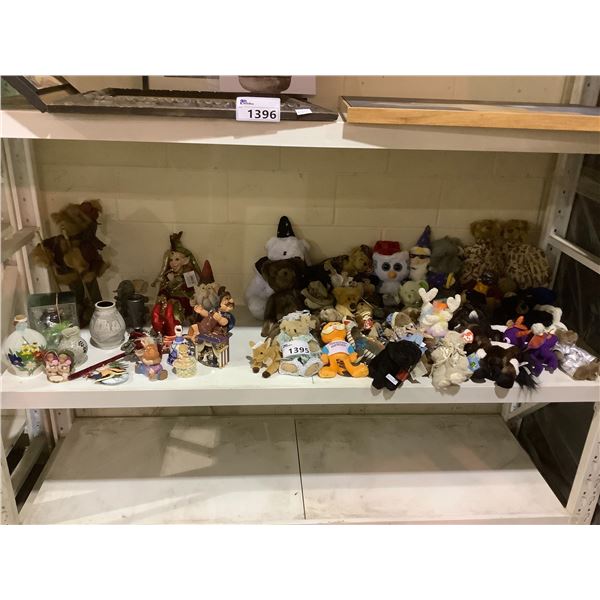 ASSORTED PLUSH DOLLS & COLLECTIBLES