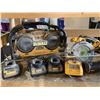 Image 2 : LARGE QUANTITY OF DEWALT ITEMS INCLUDING: 1 BATTERY, CORDLESS TOOLS (SAWZALL, DRILLS, LIGHT, 4