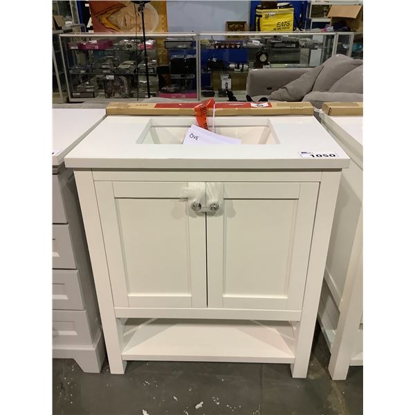 OVE MABEL 30 BATHROOM VANITY 30 X 22 X 34.5  CRACK TOP