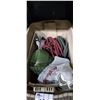 Image 2 : 2 BINS OF KITCHENWARE, ROPE AND MORE