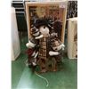 Image 2 : HOMESPUN CREATIONS SNOWMAN FAMILY (NO LANTERN) CHRISTMAS DECOR