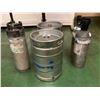 Image 2 : 2 KEGS, 2 BEVERAGE CONTAINERS, & 2 CANISTERS FOR CARBON DIOXIDE