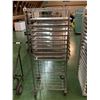 Image 2 : ROLLING BAKERS RACK WITH 10 TRAYS