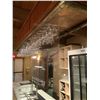 Image 2 : BAR TOP GLASS HOLDER WITH PLEXI GLASS & CUPS SEEN (APPROX. 116" X 20") WINNER MUST DISMANTLE