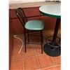 Image 2 : BAR TABLE WITH 2 CHAIRS APPROX. 30 X 42.5"