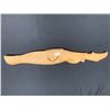 Image 2 : FIRST NATIONS HAND CARVED & PAINTED SEAL FEEDING ON SALMON BY BRAD JOSEPH SQUAMISH TRIBE BC CANADA