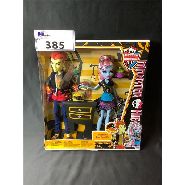 NEW IN BOX MONSTER HIGH HEATH BURNS & ABBEY BOMINABLE TOY