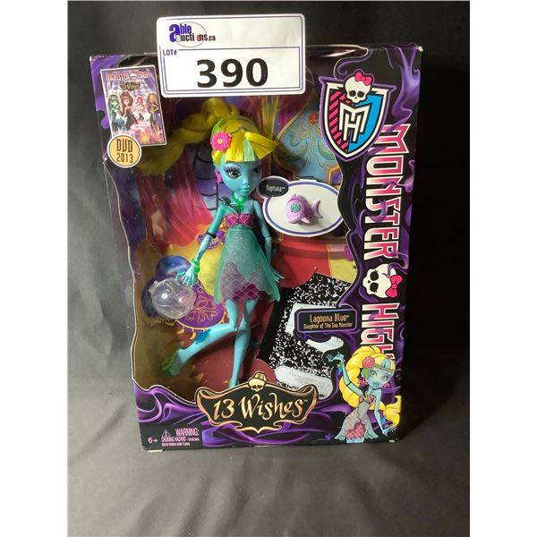 NEW IN BOX MONSTER HIGH 13 WISHES LAGOONA BLUE DAUGHTER OF THE SEA MONSTER TOY