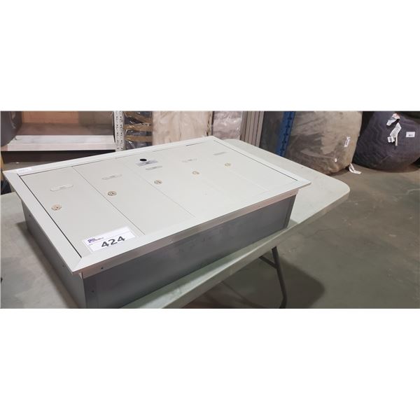 5 BAY ALUMINUM COMMERCIAL GRADE CMC RECESSED MAILBOXES WITH KEYS Able 5-bay-aluminum-commercial-grade-cmc-recessed-mailboxes-with-keys-able
