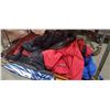 Image 2 : 3 GOLFING UMBRELLAS AND LOT OF JACKETS INCLUDING NORTHFACE