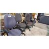 Image 1 : 4 ASSORTED ROLLING OFFICE CHAIRS