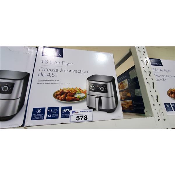 INSIGNIA 4.8L AIR FRYER NS-AF5MSS2-C