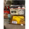 Image 2 : SHELF LOT OF COCA COLLECTIBLES, CLOCK RADIO, AND MORE