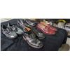 Image 2 : 4 PAIRS OF SHOES, INCLUDES, PUMA BURGUNDY LOAFERS, SIZE 8.5 AND 3 ASSORTED SHOES