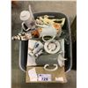 Image 2 : BIN OF ASSORTED CHINA, POURERS, GLASSWARE, & COLLECTIBLES