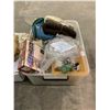 Image 2 : BOX OF MISC ITEMS INCLUDING: OXYGEN TANK GAUGE, ASSORTED MAPS, COLLECTIBLES, & MORE