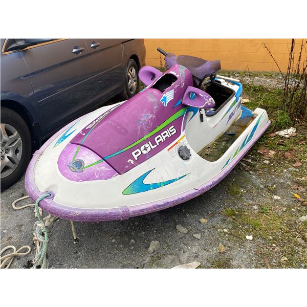 POLARIS SLT780 JET SKI FOR PARTS OR REPAIR, NO SEAT, MISSING PIECES, FROZEN WATER IN ENGINE