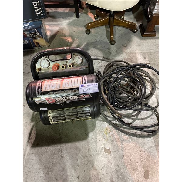 Powerbuilt Air Compressor POWERBUILT HOT ROD SERIES 5 GALLON 3HP AIR COMPRESSOR, FOR PARTS