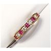 Image 2 : 14K  RUBY(0.2CT) DIAMOND(0.12CT) RING SIZE 5.25