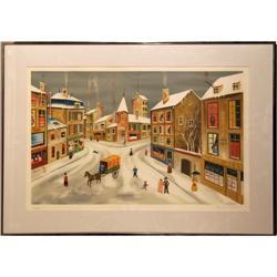 Eugene Valentin S/N Lithograph, Winter Street #2128114