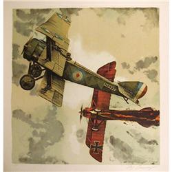 Merv Corning S/N Lithograph, Black Pilot #2128118