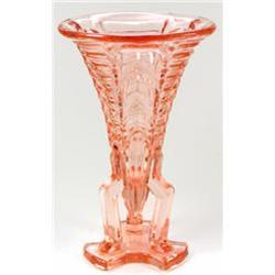 Pink Art Deco Machine Age Rocket Vase #2128452