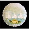 Image 1 : Art Nouveau Majolica Plate with Swans #2128580