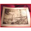 Image 1 : Signed Partee Waterfront Bridge Etching Print #2128609