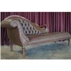 Image 1 : FRENCH VICTORIAN PARLOR GOOSE NECK SOFA CHAISE #2128844