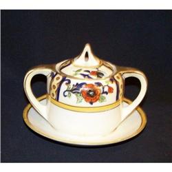 Noritake Mustard Jar - Polychromatic Colors #2138522