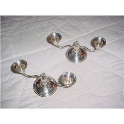 Candlesticks, sterling, a pair #2138596