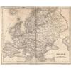 Image 1 : Antique Map Europe Dower 1840 #2138610