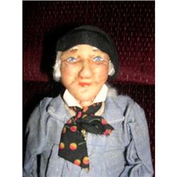 9" Ravca Stockinette Man In Blue With Cane #2138862