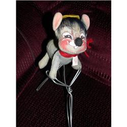 6"Annalee Bicycle Mouse Satin Tag #2138886