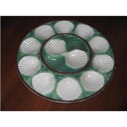 French  majolica oyster dishes #2138893