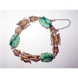 CINER Jade & Swarovski Crystal Bracelet #2139031