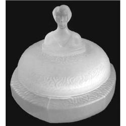 BABS ll Satin Glass Figural Powder Jar #2139202