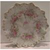 Austrian Pink Rose Scalloped Plate #2139338