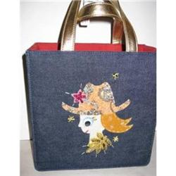 Patch Vintage Denim Purse #2139350