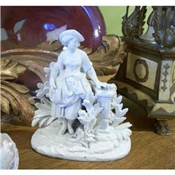 Painted Metal French Figural Group #2139354