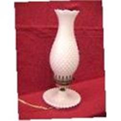 Candlewick milk glass lamp #2139388