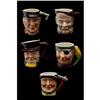 Image 1 : Set (5) Miniature Sandland Character Jugs #2139439